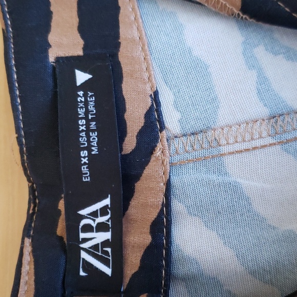 ZARA Animal print pants - Picture 7 of 8